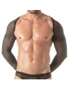 Circuit Fishnet bolero Black For Men
