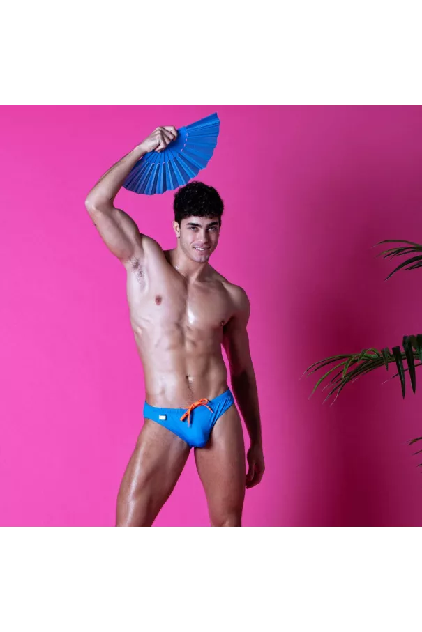 Plain swim Mini Briefs Turquoise