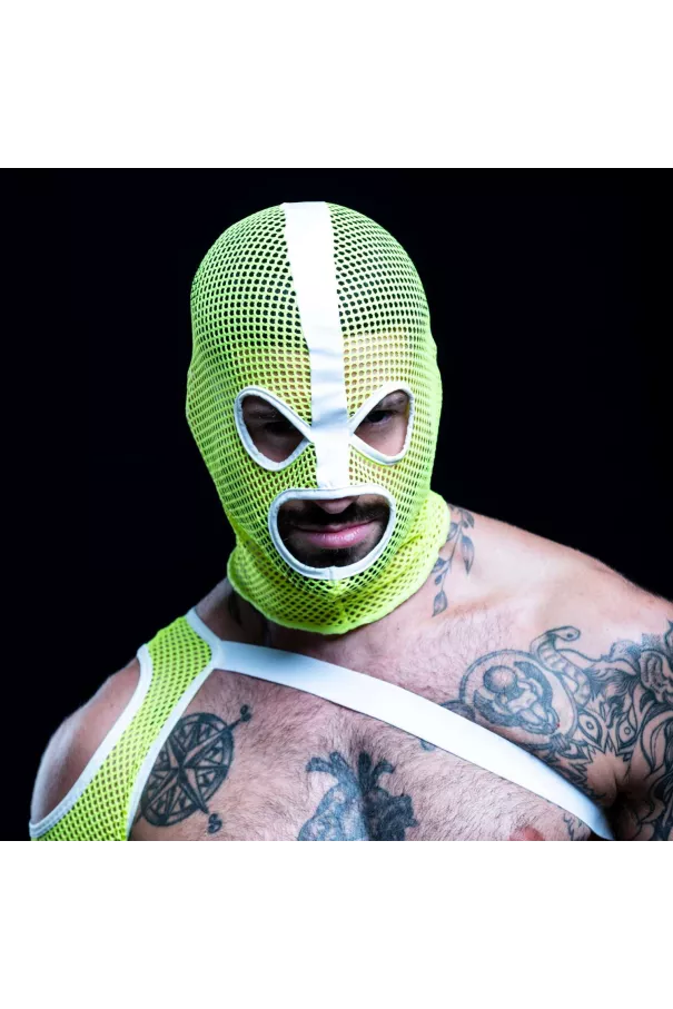 Neon Mesh Hood Yellow