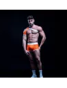Neon Mesh Shorts Orange