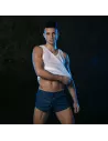 Light Denim Retro Short