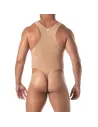 A Skin color Bodythong By TOF Paris From a Back View