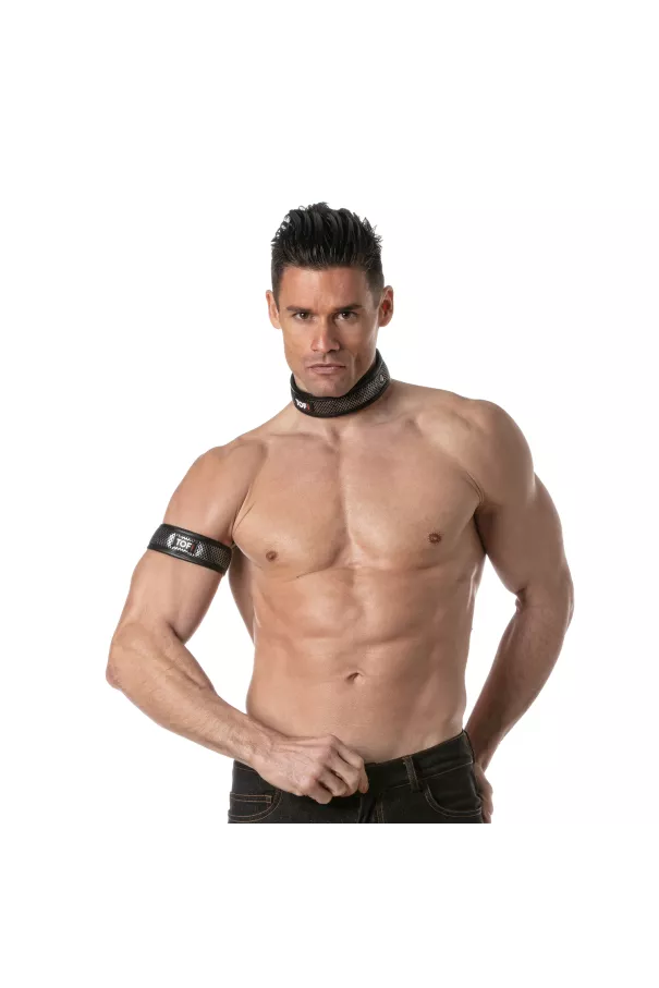 3D Armband Black Grey