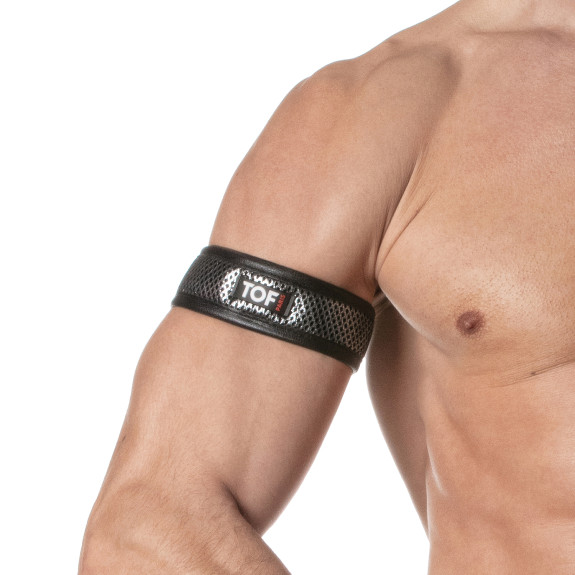 3D Armband Black Grey