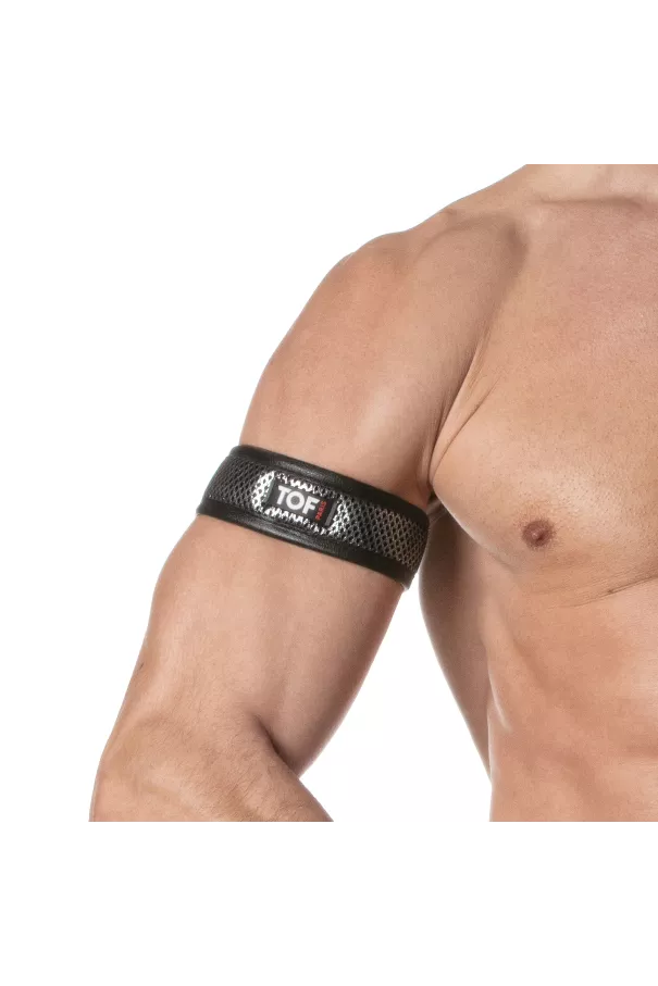 3D Armband Black Grey