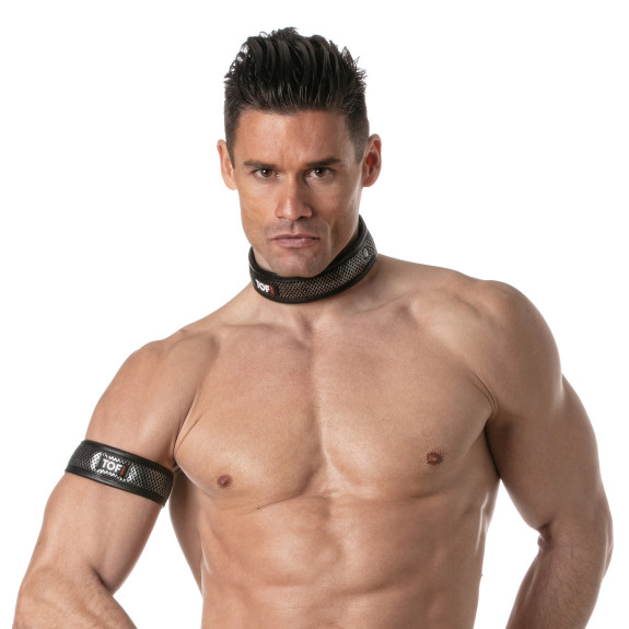 3D Collar Silver for men