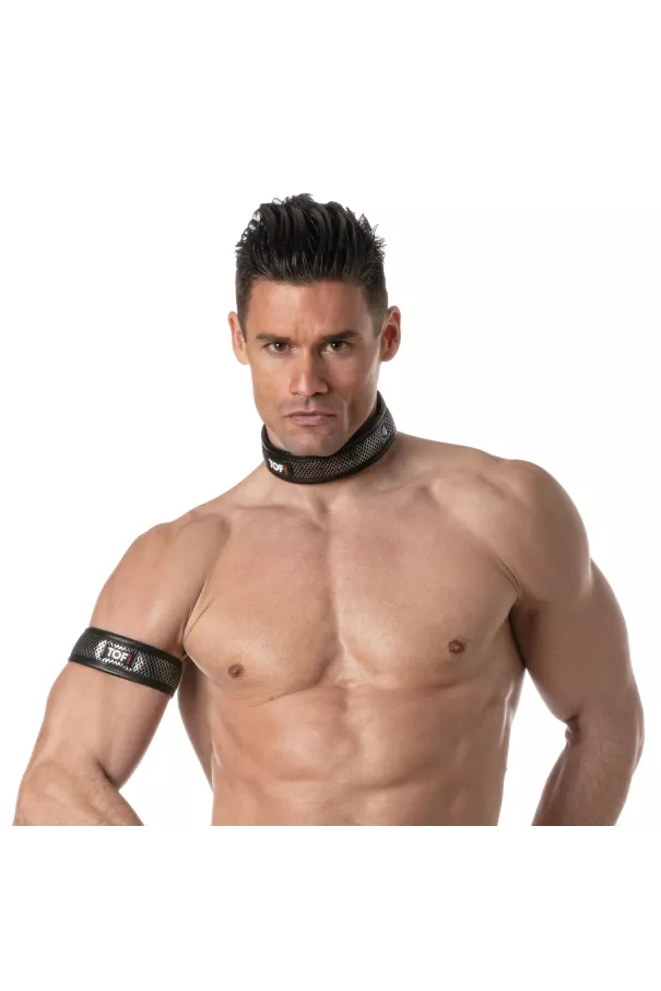3D Collar Silver for men