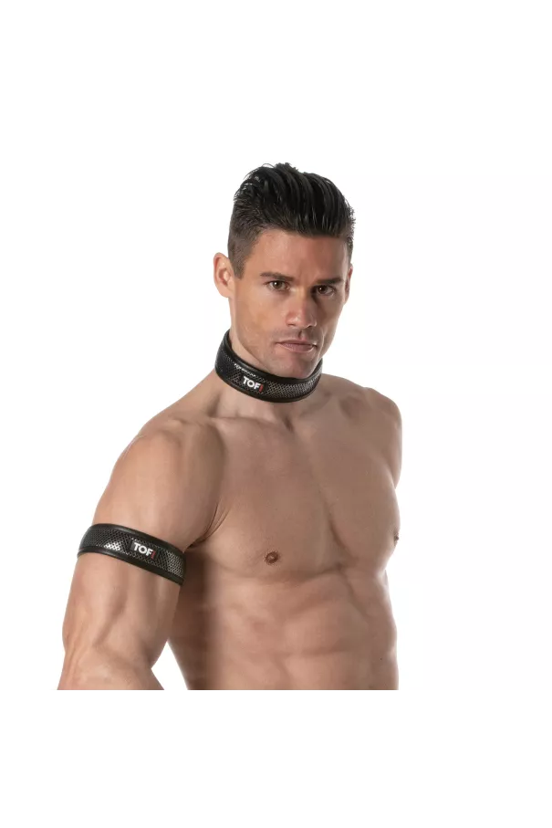 3D Collar Silver sexywear
