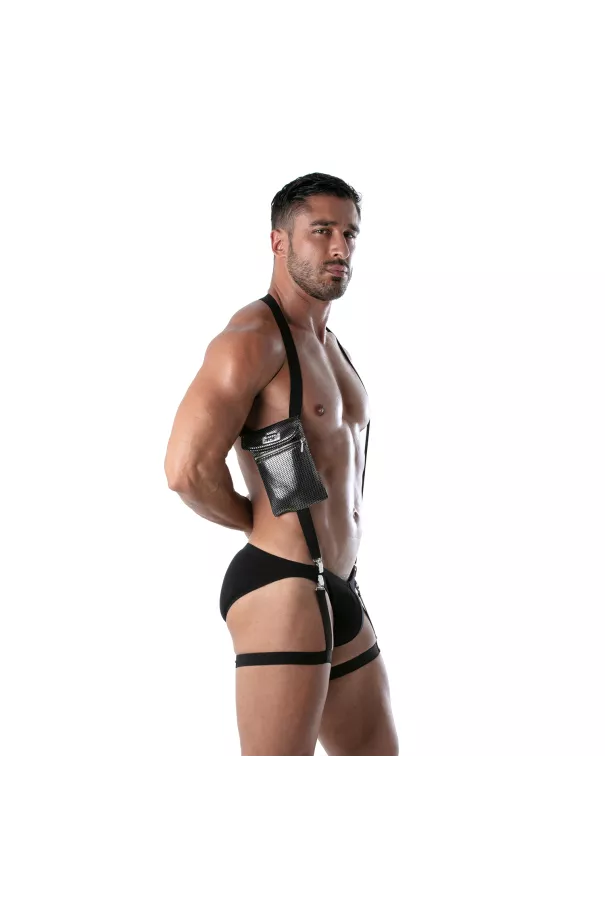 3D Elastic Pocket Harness Silver