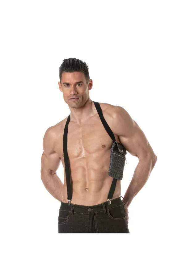 3D Elastic Pocket Harness Grey