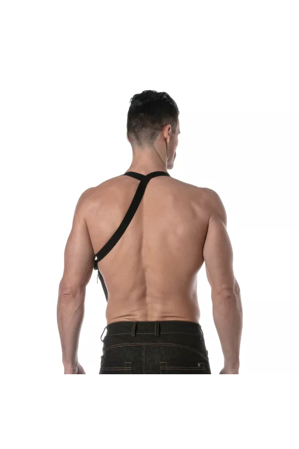 3D Elastic Pocket Harness Black Grey