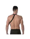 3D Elastic Pocket Harness Black Grey