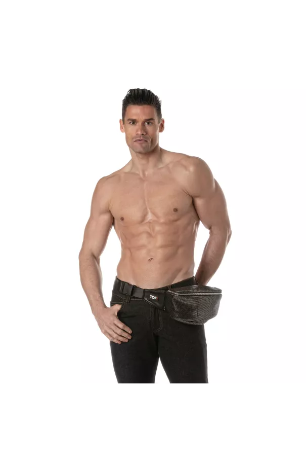 3D Fanny Pack Silver FOR MEN