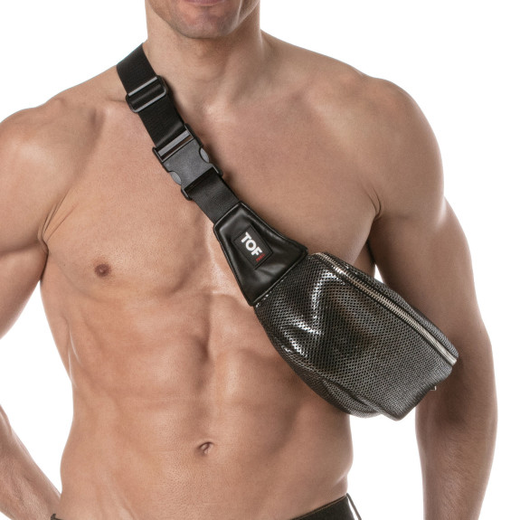 3D Fanny Pack Silver from the zoom
