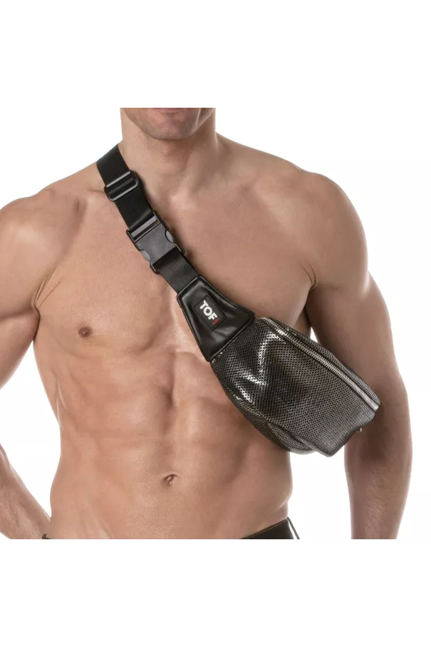 3D Fanny Pack Silver from the zoom