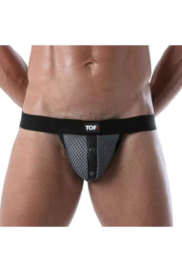 3D Snap Jockstraps Grey