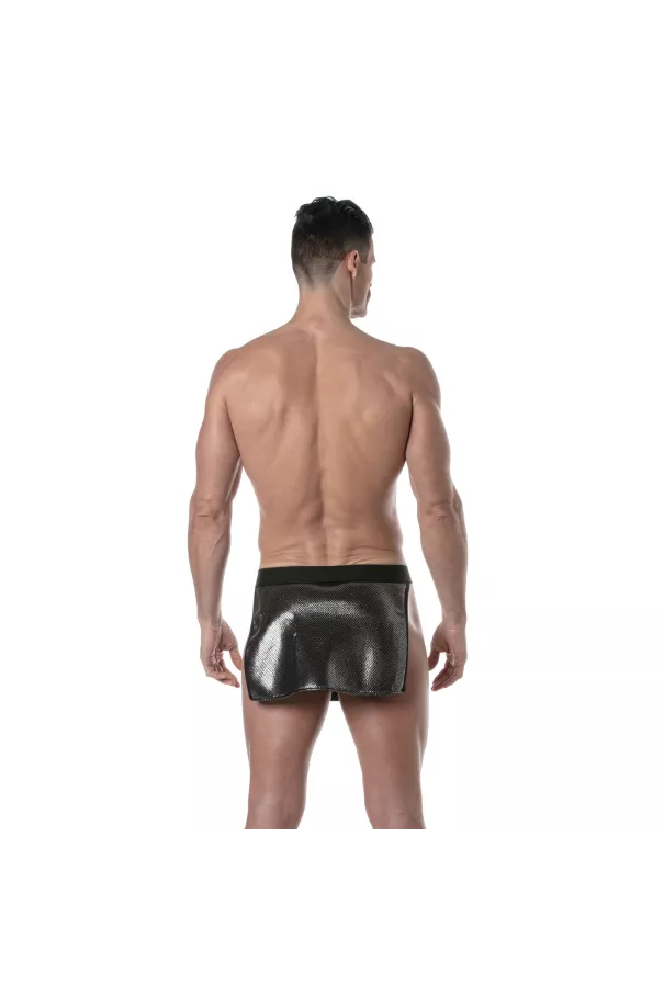 3D Waist Apron Silver from the back