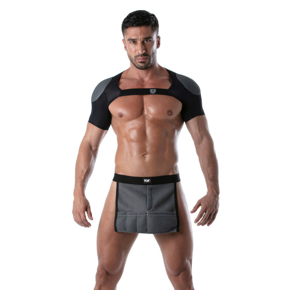 3D Waist Apron Grey
