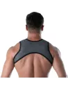 3D Zipped Pocket Harness Grey