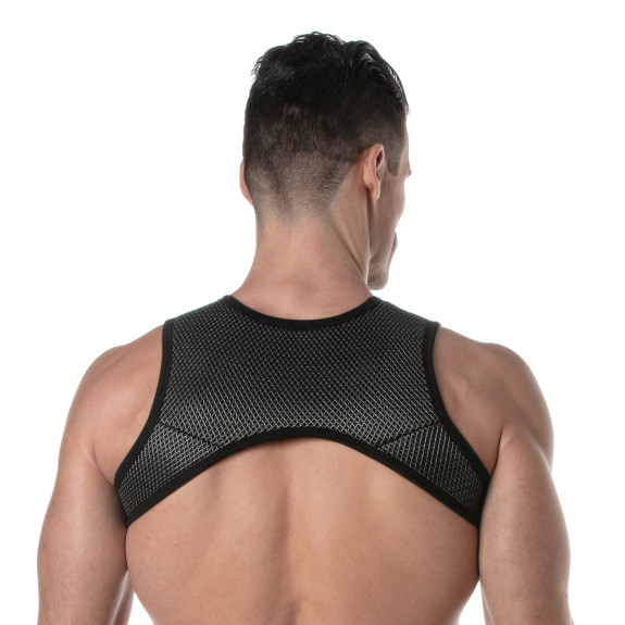 3D Zipped Pocket Harness Grey
