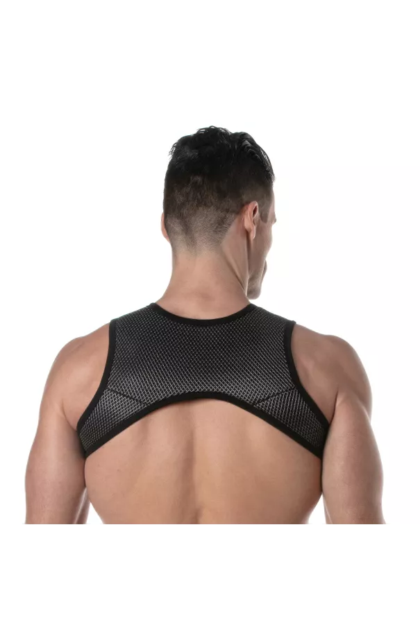 3D Zipped Pocket Harness Grey