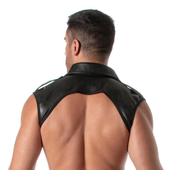 Harnais De Chemise à Col Kinky de dos