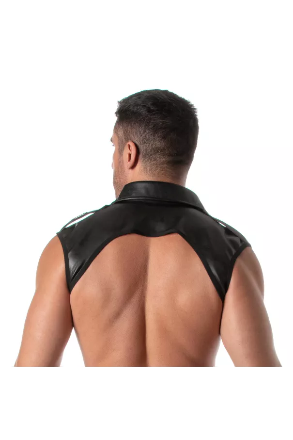 Harnais De Chemise à Col Kinky de dos