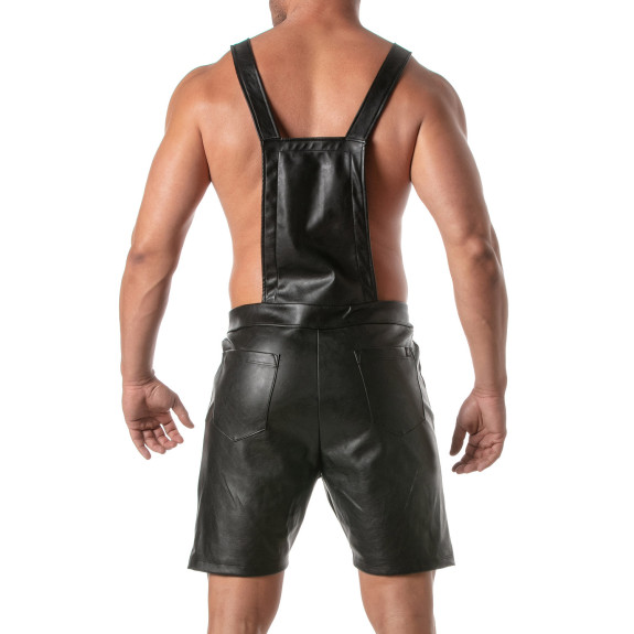 Kinky Overall Long Shorts from the back