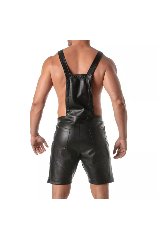 Kinky Overall Long Shorts from the back