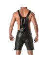 Kinky Overall Long Shorts from the back