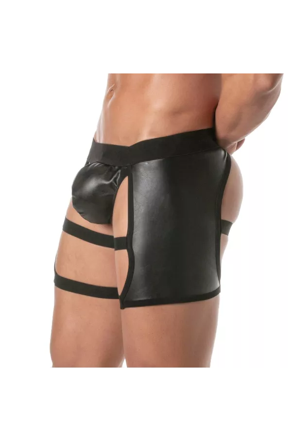Kinky Shorty Chaps  with a thong