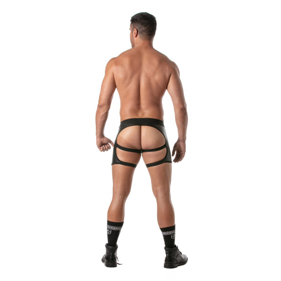 Kinky Shorty Chaps from the back