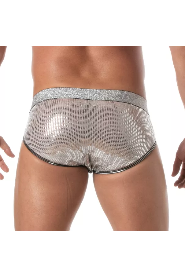 Glitter Brief Silver for men