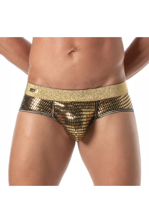 Glitter Brief Gold