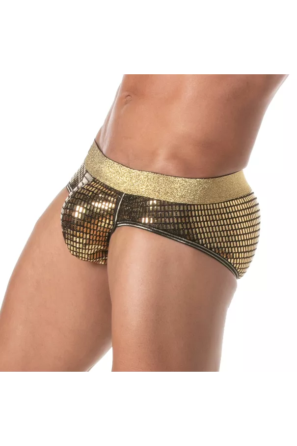 Glitter Brief Gold