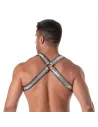 Glitter Bulldog Harness Silver
