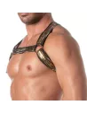 Glitter Bulldog Harness Gold