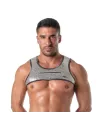 Glitter Zipped Harness Silver