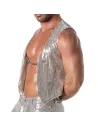 Glitter Chain Vest Silver
