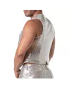 Glitter Chain Vest Silver