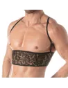 A Lace Bustier Black
