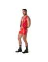 Vinyl Chain Vest Red