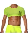 Crop Top Neon Yellow