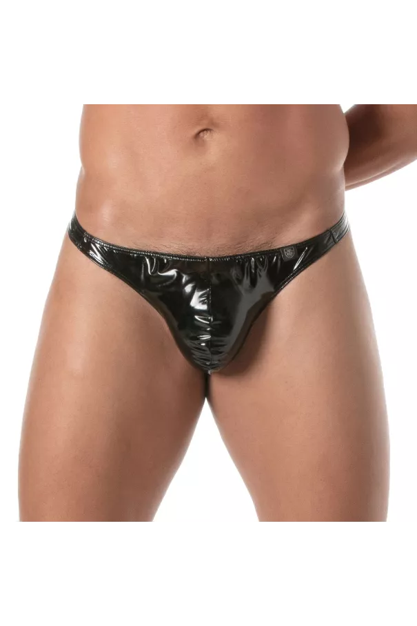 Vinyl Thong Black