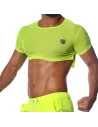 Crop Top Neon Yellow