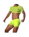 Crop Top Neon Yellow