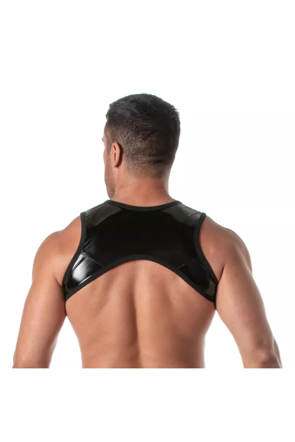 Vinyl Zipped Harness Black