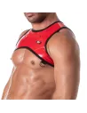 Vinyl Zipped Harness Red