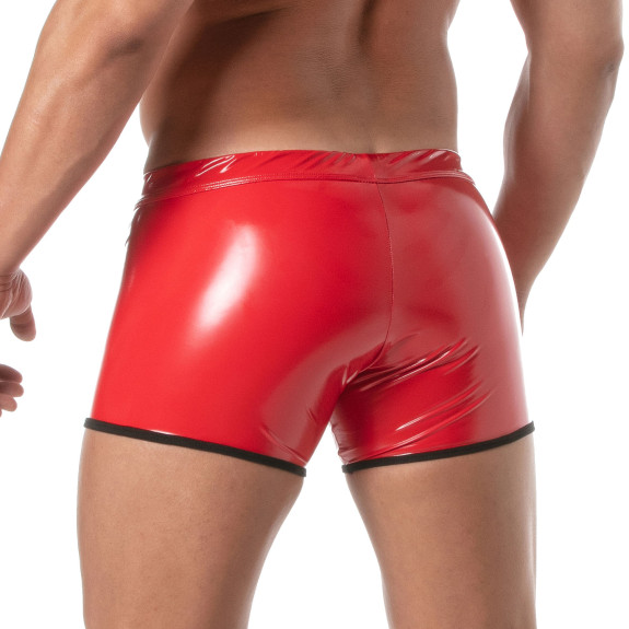 copy ofVinyl Zipped Push Up Boxer Black