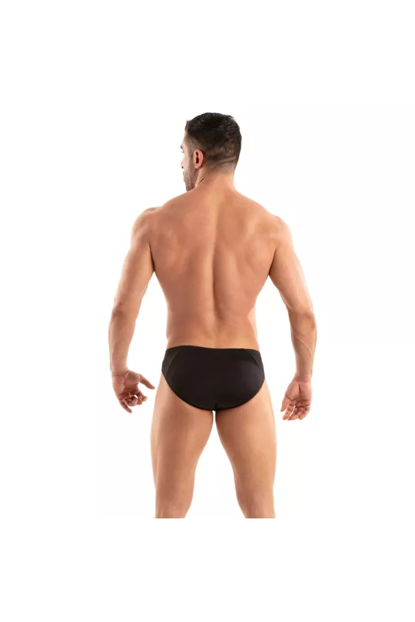 Temptation Microfiber Bikini Black For Men From Back